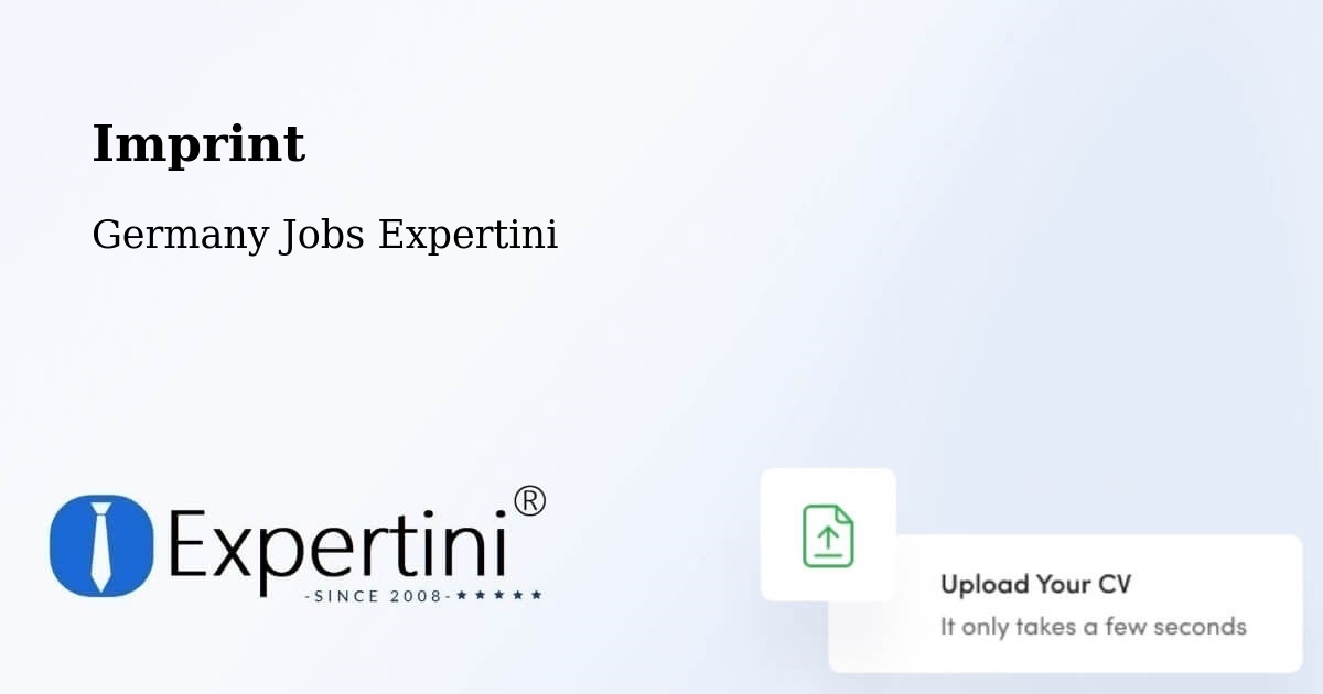 Imprint – Witterda - Germany Jobs Expertini